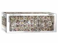 Eurographics 6010-0960 - Decke der Sixtinischen Kapelle, Panorama Puzzle - 1000...