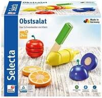 Selecta 62070 - Obstsalat, Klett- und Schneidespielzeug, Holz, 11-teilig