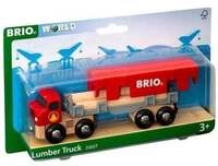 BRIO World - Holztransporter mit Magnetladung