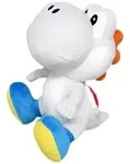 Nintendo Yoshi, Pl&uuml;schfigur, wei&szlig;, 21 cm