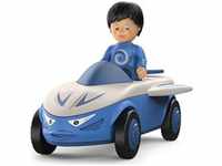 SIKU 0107 - Toddys, Mike Moby, Spielzeugauto mit Spielfigur, blau/grau,...