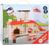 Small Foot Fahrzeuge Feuerwehrwache mit Zubeh&ouml;r