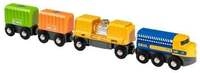 BRIO World - G&uuml;terzug mit drei Waggons