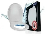 WC Sitz Mod. Gubbio Wei&szlig;, stabiler Toilettensitz mit Absenkautomatik