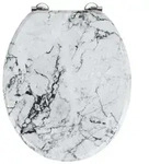 WC-Sitz Mod. Onyx, aus MDF in edler Marmor-Optik