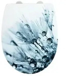 WC-Sitz Mod. Sereno mit Relief, aus bruchstabilem Thermoplast