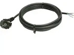 AS Schwabe 70832 Strom Anschlusskabel Schwarz 3.00m