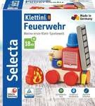 Selecta 62077 - Klettini&reg; Feuerwehr, Klett-Fahrzeug, Holz, 7-teilig