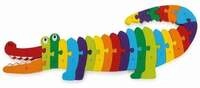Puzzle Krokodil ABC (Kinderpuzzle)