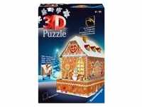 3D Puzzle Ravensburger Lebkuchenhaus bei Nacht 216 Teile