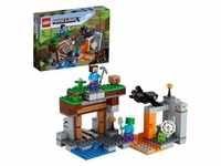 LEGO Minecraft 21166 Die verlassene Mine Set, Zombiehöhle mit Figuren, Spielwaren