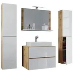 5-tlg. Waschplatz Waschtisch Lendas XL Schublade