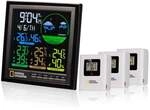 National Geographic 9070700 - Wetterstation Funk VA Farb, 4 Messbereiche f&uuml;r...