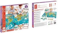 "2-in-1-Weltreise" Puzzle und Spiel / 105 Teile