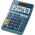 Casio MS-80E Tischrechner Blau Display (Stellen): 8 solarbetrieben (L x B) 101 mm x