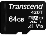Transcend TS64GUSD420T microSD-Karte Industrial 64GB Class 10 UHS-I