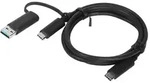 Lenovo USB-Kabel USB 3.2 Gen1 USB-A Stecker, USB-C&reg; Stecker 1.00 m 4X90U90618