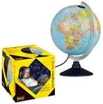 Idena Globus Leuchtglobus Stern mit 2 Kartenbildern &Oslash;25cm