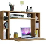 Holz H&auml;nge Schreibtisch Wandschreibtisch Wandila