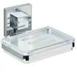 Vacuum-Loc&reg; Seifenablage Mod. Quadro Edelstahl, Befestigen ohne bohren