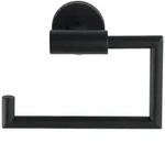Toilettenpapierhalter Mod. Bosio Edelstahl Black matt ohne Deckel, rostfrei