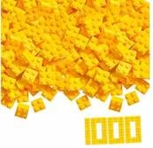 Blox 1000 gelbe 4er Steine lose