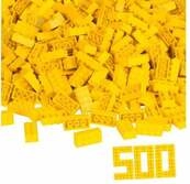 Blox 500 gelbe 8er Steine lose