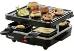 DOMO Just us DO9147G Raclette Grillfunktion, Antihaftbeschichtung, Kontrollleuchte, 4