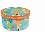 Weltkarte mit Tieren (Kinderpuzzle)