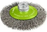 Bosch Accessories Kegelb&uuml;rste Clean for Inox, gewellt, rostfrei, 100 mm, 0,35 mm,
