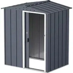 Metall Ger&auml;tehaus 163x112 Gartenhaus Schiebet&uuml;r
