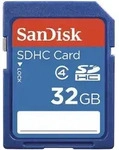 SanDisk SDSDB-032G SDHC-Karte 32GB Class 4