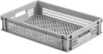 Alutec 75050 Kunststoffbox vergittert (B x H x T) 600 x 120 x 400mm Grau 1St.