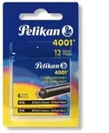 Pelikan Tintenpatronen 4001&reg; mit 2 x 6er Set Standard-Patronen, Brillant-Schwarz
