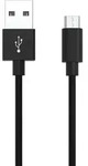 Ansmann USB-Kabel USB 2.0 USB-A Stecker, USB-Micro-B Stecker 2.00 m Schwarz