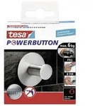 TESA POWERBUTTON Classic Klebehaken (&Oslash; x H) 50mm x 31mm Metall Inhalt: 1St.