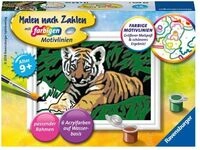 CreArt, Malen nach Zahlen Kinder - S&uuml;&szlig;er Tiger
