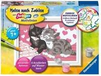 CreArt, Malen nach Zahlen Kinder - Kuschelkatzen