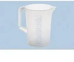 H&uuml;nersdorff 938000 Messbecher 3000ml Kunststoff