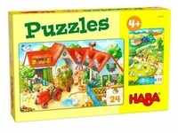 HABA - Puzzles Bauernhof, 24 Teile