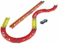 Mattel - Hot Wheels Track Builder Unlimited Premium-Kurven-Set inkl. 1 Spielzeugauto