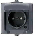 Kopp 107815006 Feuchtraum-Schalterprogramm Nautic Anthrazit