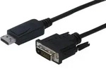 Digitus DisplayPort / DVI Adapterkabel DisplayPort Stecker, DVI-D 24+1pol. Stecker