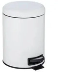 Kosmetik Treteimer Mod. Leman Wei&szlig; Matt 5L, mit herausnehmbarem Einsatz