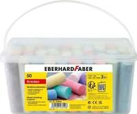 Eberhard Faber 526550 - Stra&szlig;enmalkreide, 50er Eimer