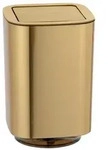 Schwingdeckeleimer Mod. Auron Gold, Kosmetikeimer mit Schwingdeckel, 5,5 l