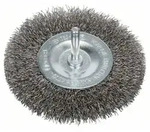 Bosch Accessories Scheibenb&uuml;rste, gewellt, rostfrei, 100 mm, 0,3 mm, 10 mm, 4500 U/
