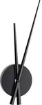 TFA Dostmann 60.3036.01 Quarz Wanduhr 50cm x 96mm x 310mm x 33mm Schwarz