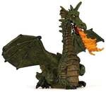 Spielfigur Drache feuerspeiend gr&uuml;n 9cm