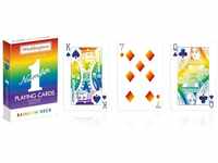 Winning Moves 47384 - Number 1 Spielkarten Rainbow Deck, Französisches Blatt,...